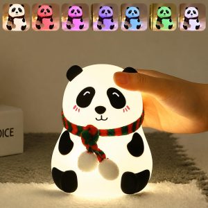 Rechargeable Silicone Panda Night